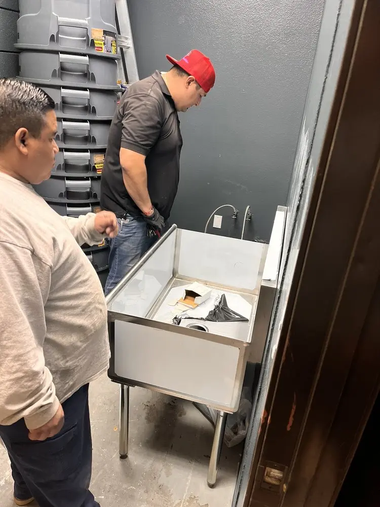 Commercial plumbing and sink installation in Biltmore Park
